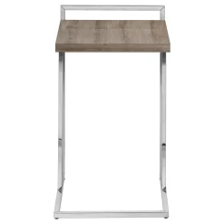 Table d'appoint en forme de c - dessus de panneau épais, large, rectangulai - Monarch