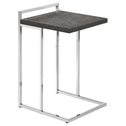 Table d'appoint en forme de c - dessus de panneau épais, large, rectangulai - Monarch