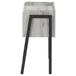 Table d'appoint, table de nuit - dessus de style plateau, 1 compartiment de - Monarch