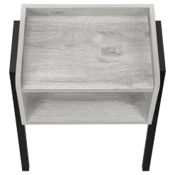 Table d'appoint, table de nuit - dessus de style plateau, 1 compartiment de - Monarch