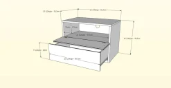 Table de nuit - Nexera