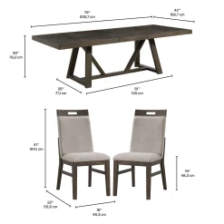 Table de salle à manger avec 4 chaises