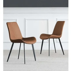 Table en pierre sintérisée avec 6 chaises