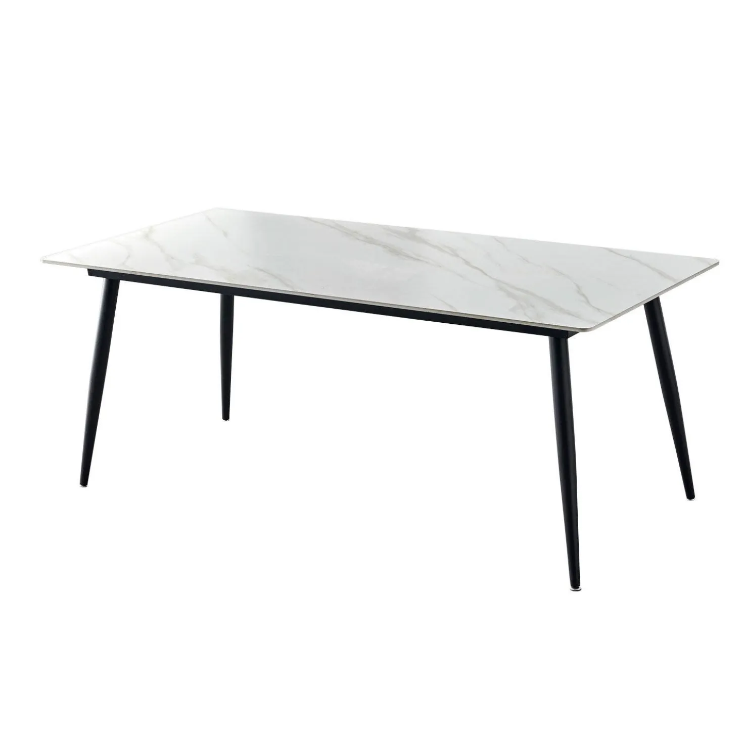 Table en pierre sintérisée avec 4 chaises