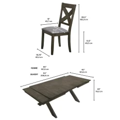 Table et 4 chaises