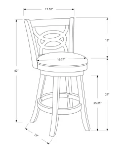 Tabourets pivotants (bte de 2 )