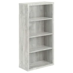 Étagère - 48"H, faux bois gris, tablettes ajustable - Monarch
