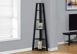 Étagère - 72"H, noir en coin - Monarch