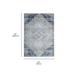 Tapis intérieur lavable à la machine - 5 x 7