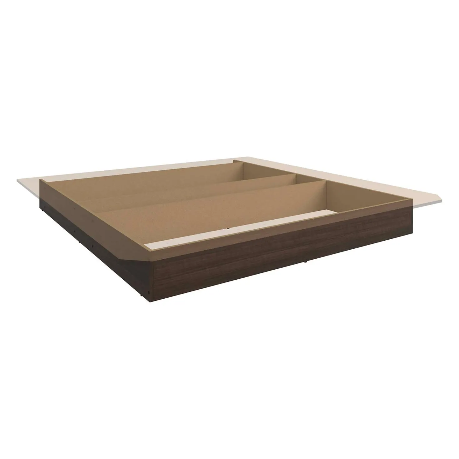 Très grand lit plateforme (78")