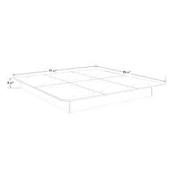 Très grand lit plateforme (78
