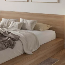 Très grand lit plateforme avec tête de lit - Nexera