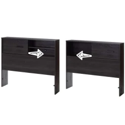 Tête de lit bibliothèque simple 39'' - South Shore