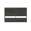 Tête de lit queen effet de planches, gris écorce - Nexera